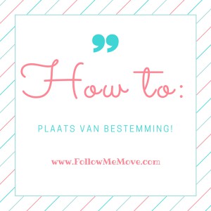 Plaats van bestemming